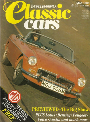 THOROUGHBRED & CLASSIC CARS 1986 MAY - MG Spcl, HISPANO